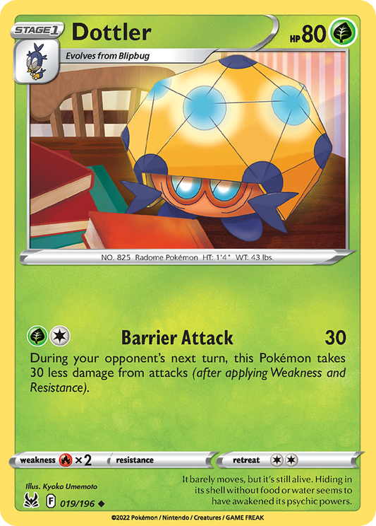 Dottler - 019/196 - - LOST ORIGIN - Pokemon - Uncommon | AA73-45