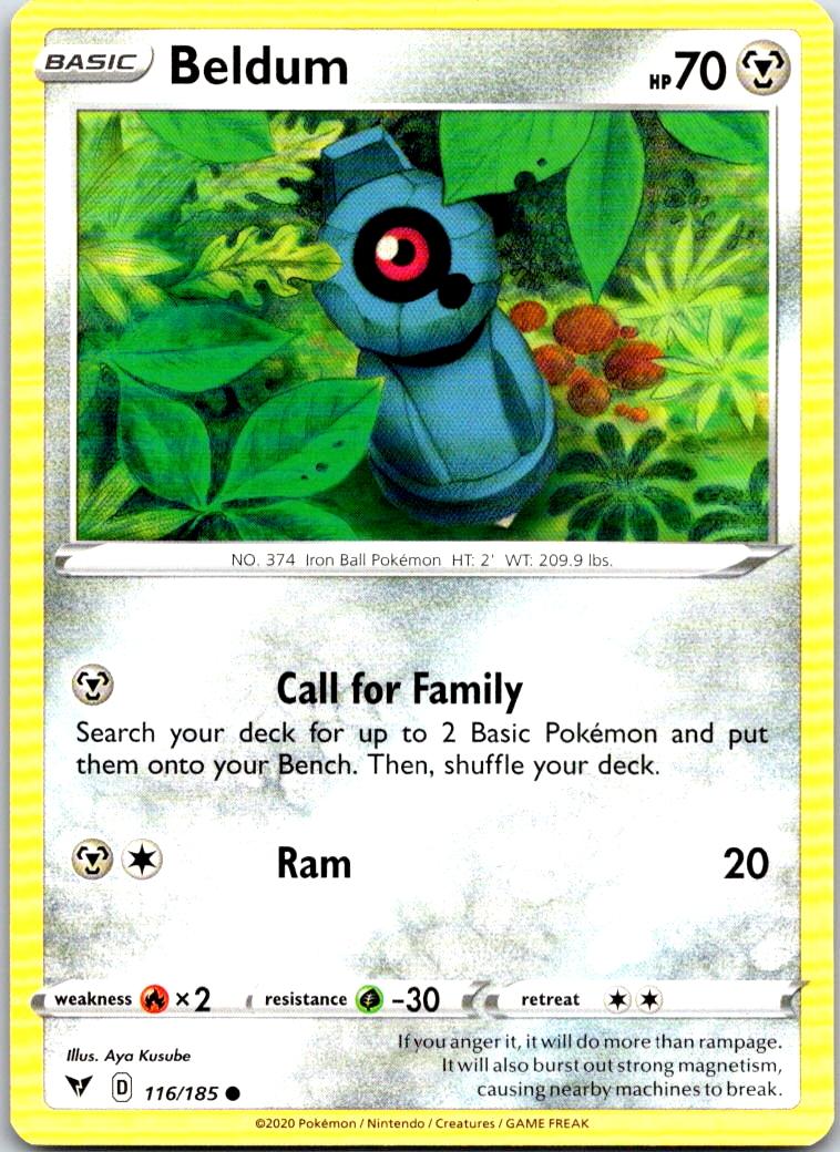 Beldum - 116/185 - - VIVID VOLTAGE - Pokemon - Common | AB09-2