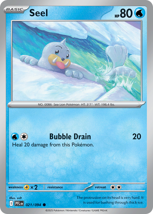 Seel - 021/094 - - PHANTASMAL FLAMES - Pokemon - Common | AA29-72