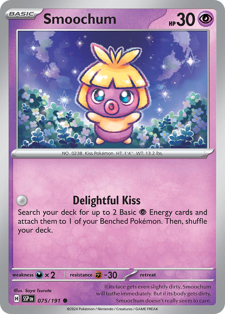 Smoochum - 075/191 - - SURGING SPARKS - Pokemon - Common | AA46-33