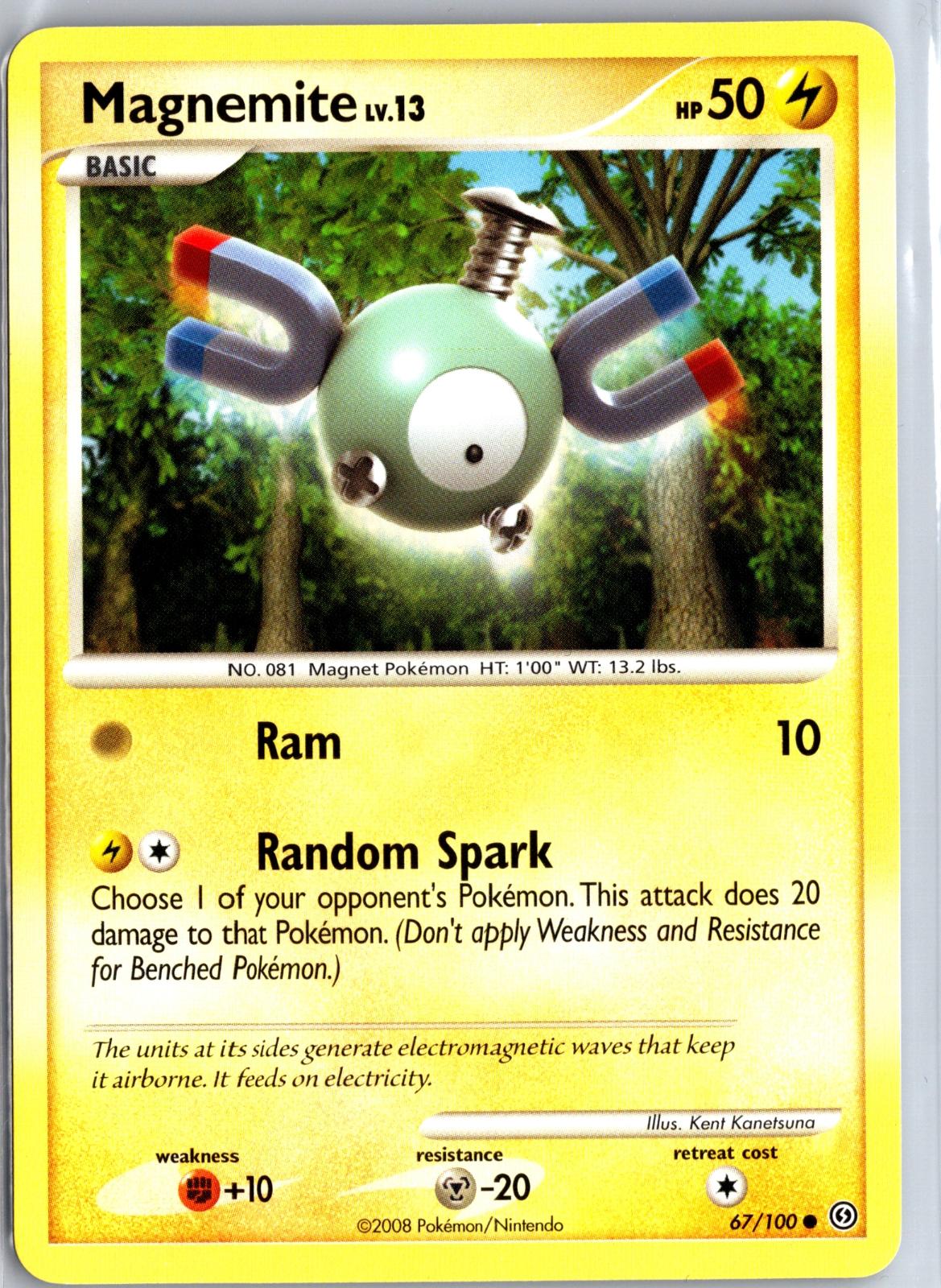 Magnemite - 67/100 - - STORMFRONT - Pokemon - Common | AB05-23