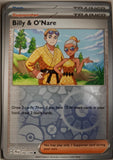 Billy & O'Nare - 142/159 - Reverse Holo - JOURNEY TOGETHER - Pokemon - | AA20-56