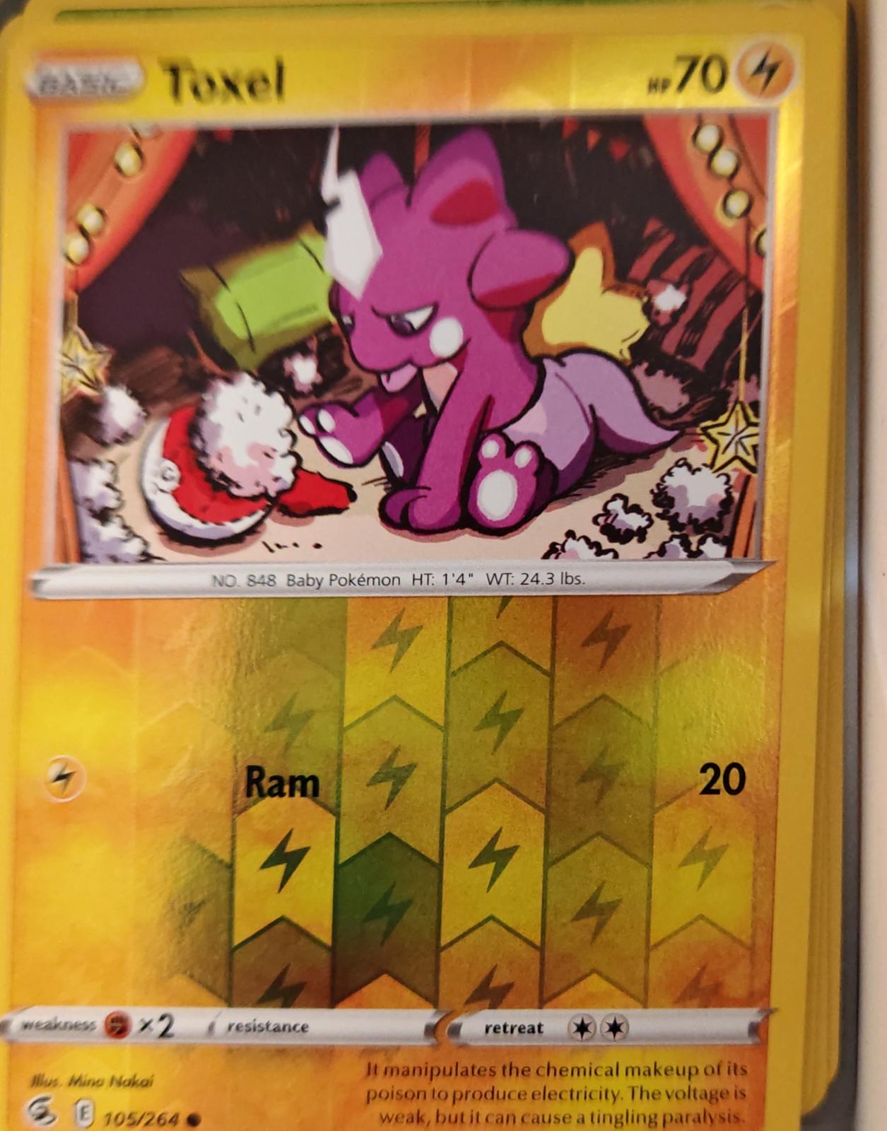 Toxel - 105/264 - Reverse Holo - FUSION STRIKE - Pokemon - Common | AA22-15