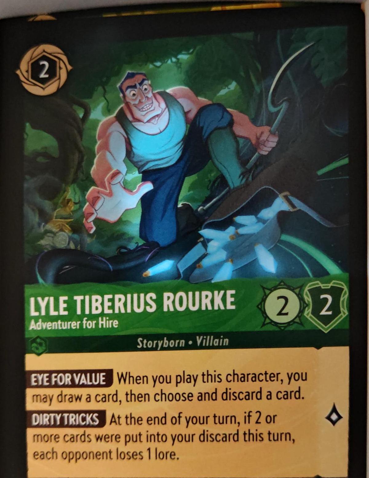 Lyle Tiberius Rourke - Adventurer for Hire - 87/204 - - WILDS UNKNOWN - Lorcana - | LAA02-6