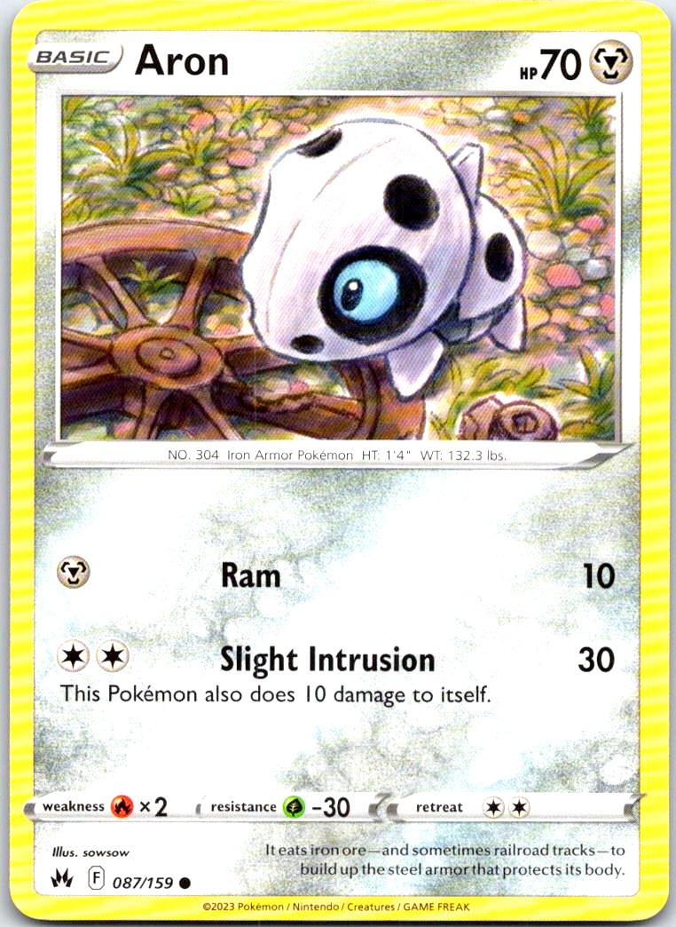 Aron - 087/159 - - CROWN ZENITH - Pokemon - Common | AB52-27