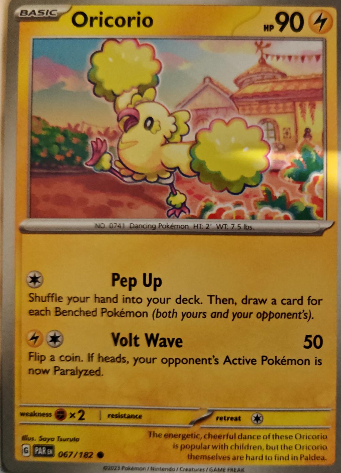 Oricorio - 067/182 - - PARADOX RIFT - Pokemon - Common | AA01-84