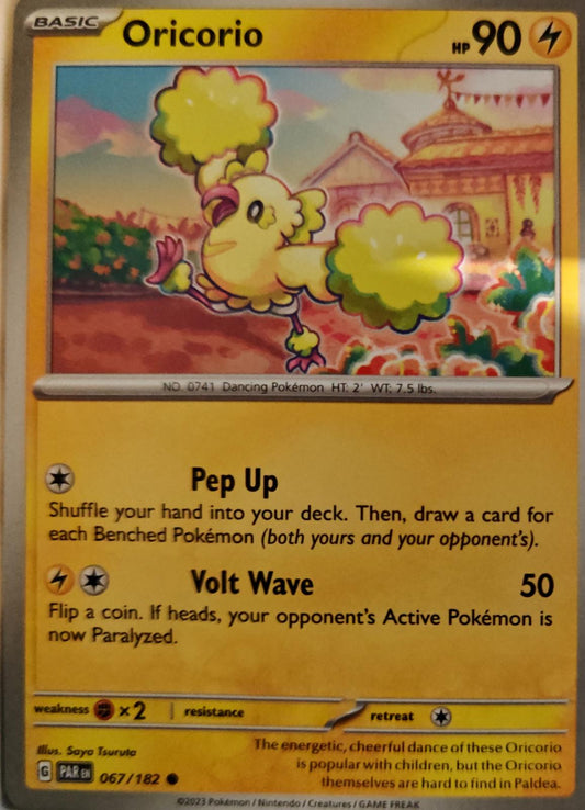 Oricorio - 067/182 - - PARADOX RIFT - Pokemon - Common | AA01-84