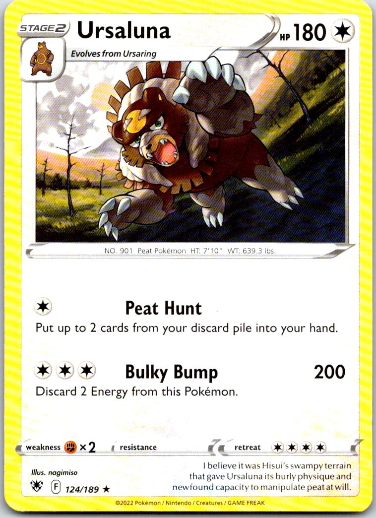 Ursaluna - 124/189 - - ASTRAL RADIANCE - Pokemon - Rare | AB11-49