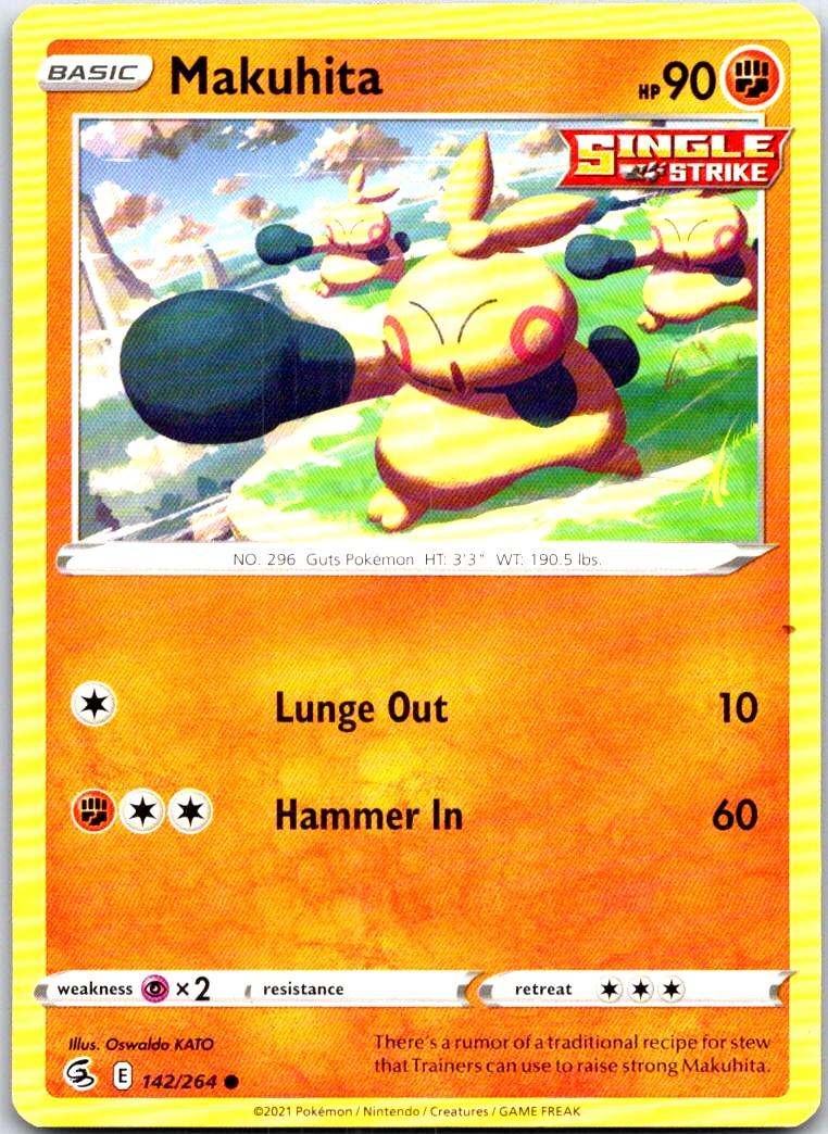 Makuhita - 142/264 - - FUSION STRIKE - Pokemon - Common | AB66-45