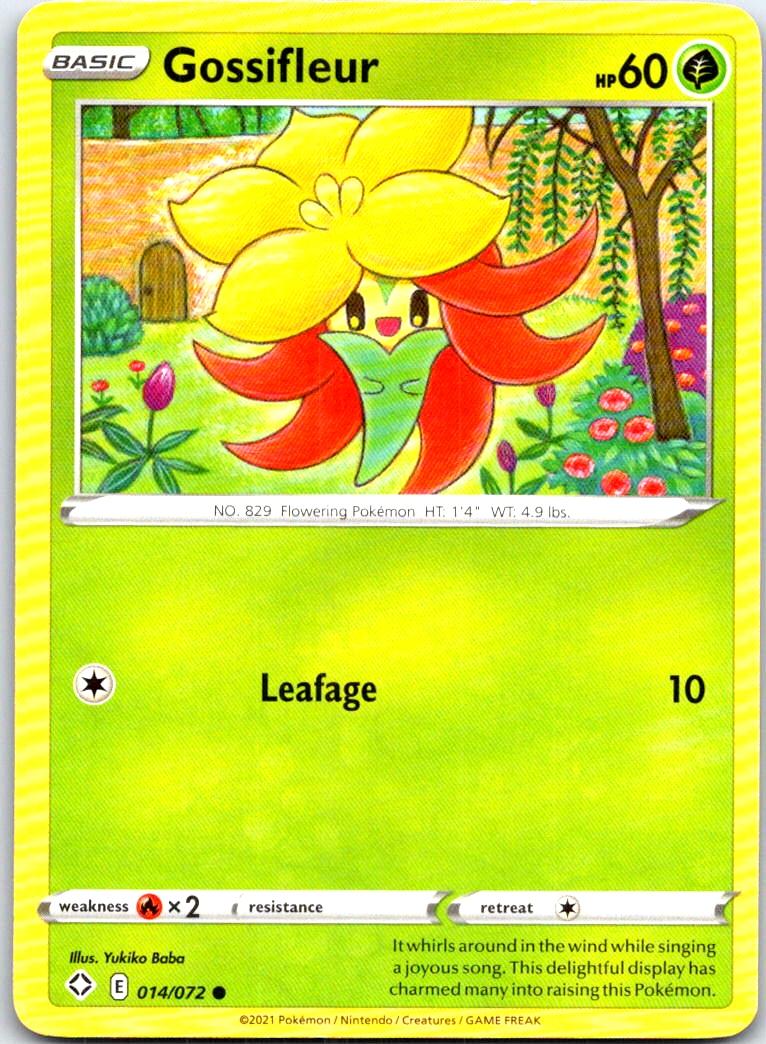 Gossifleur - 014/072 - - SHINING FATES - Pokemon - Common | AB71-11