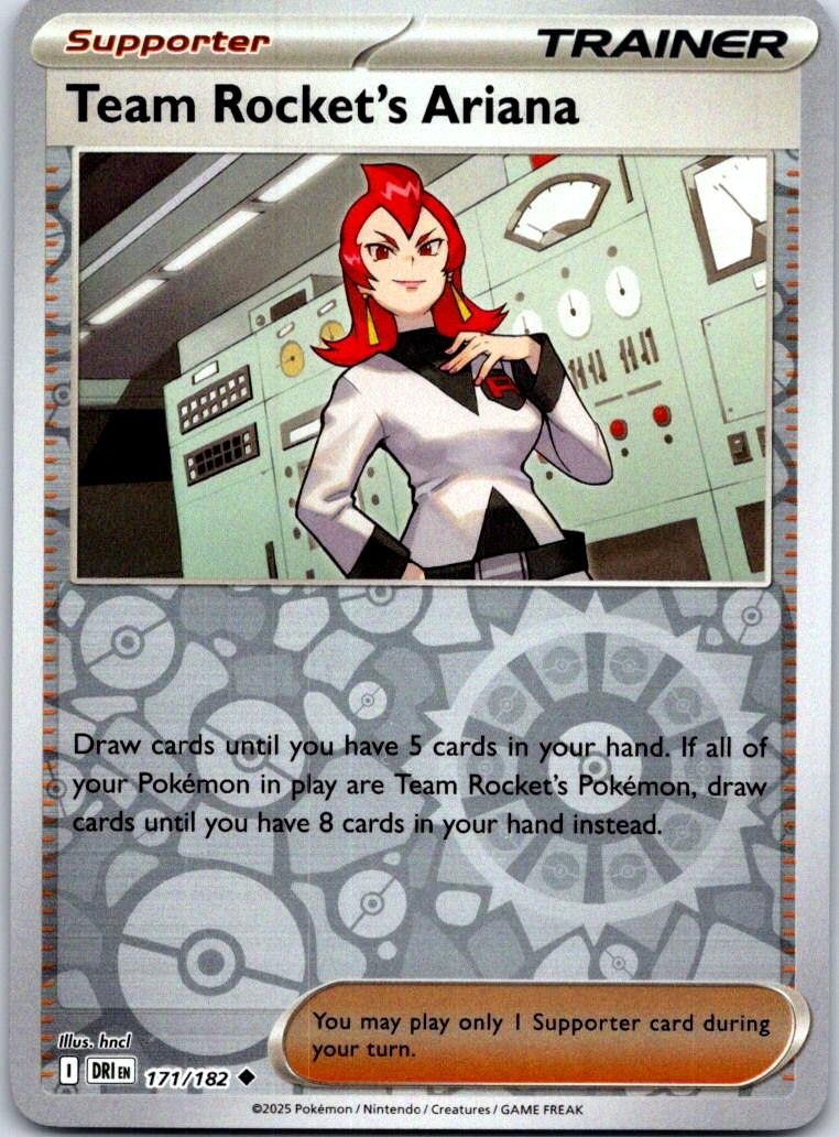 Team Rocket's Ariana - 171/182 - Reverse Holo - DESTINED RIVALS - Pokemon - | AB14-39