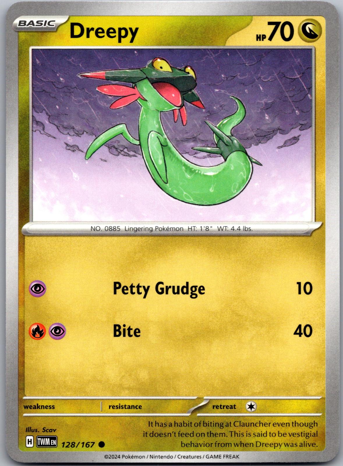 Dreepy - 128/167 - - TWILIGHT MASQUERADE - Pokemon - Common | AA86-18