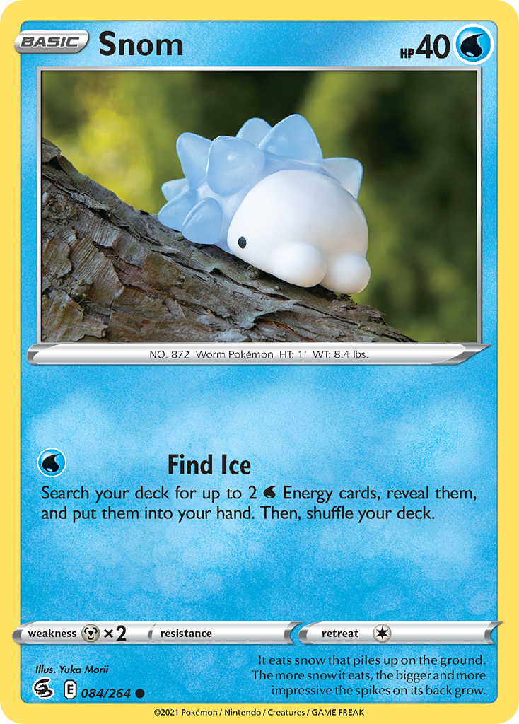 Snom - 084/264 - Reverse Holo - FUSION STRIKE - Pokemon - Common | AA26-62