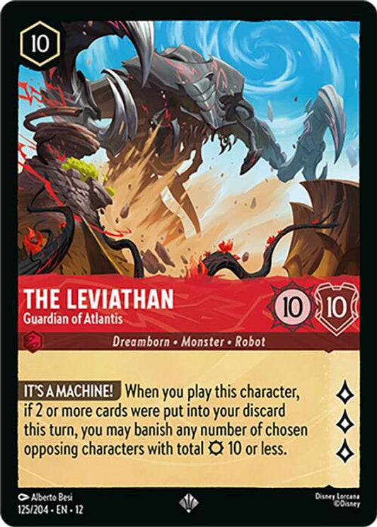 The Leviathan - Guardian of Atlantis - 125/204 - - WILDS UNKNOWN - Lorcana - | LAA03-42