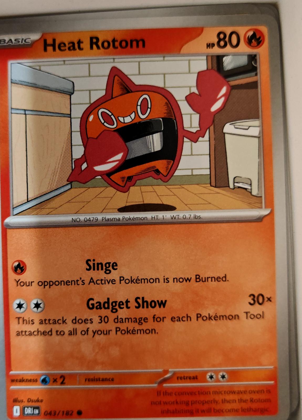 Heat Rotom - 043/182 - - DESTINED RIVALS - Pokemon - Common | AA07-42