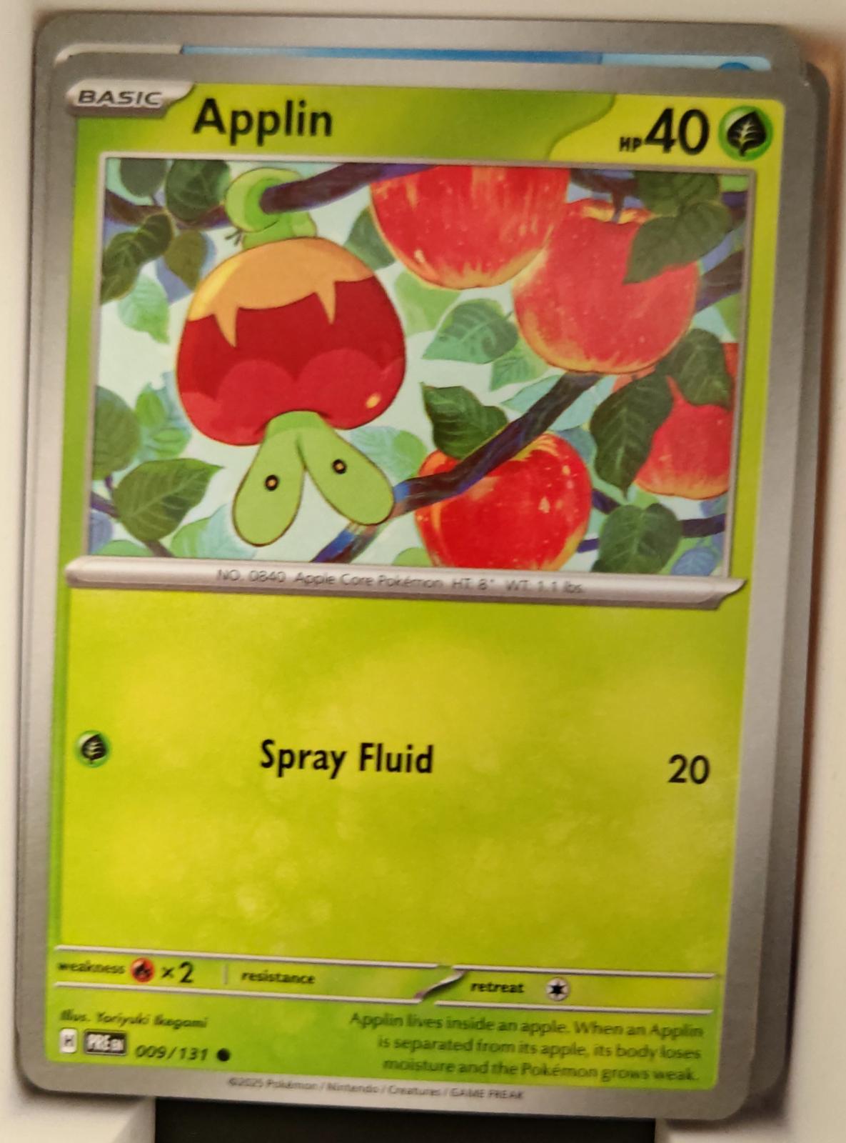 Applin - 009/131 - - PRISMATIC EVOLUTIONS - Pokemon - Common | AA27-28