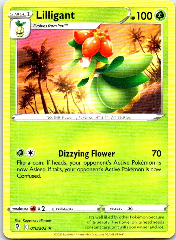 Lilligant - 010/203 - - EVOLVING SKIES - Pokemon - Rare | AC05-26