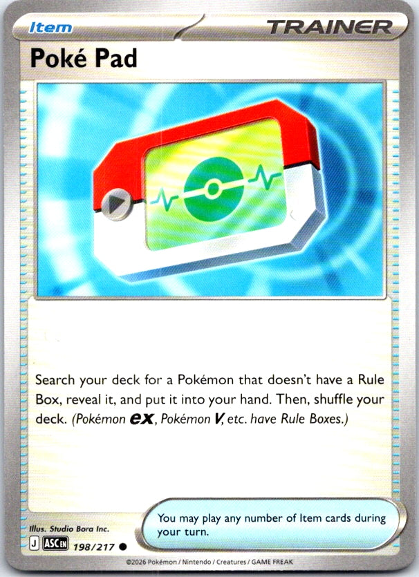 Poke Pad - 198/217 - - ASCENDED HEROES - Pokemon - Common | AC22-50