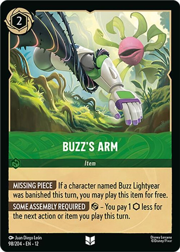 Buzz's Arm - 98/204 - - WILDS UNKNOWN - Lorcana - Uncommon | LAA01-19