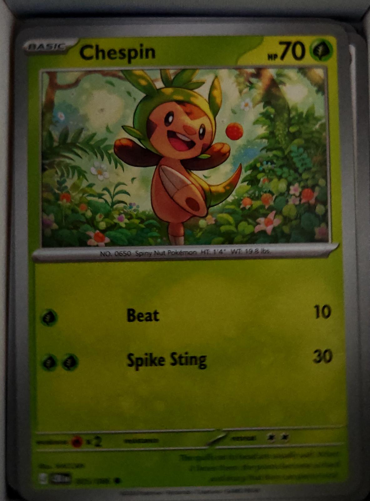 Chespin - 005/086 - - CHAOS RISING - Pokemon - Common | AA65-20