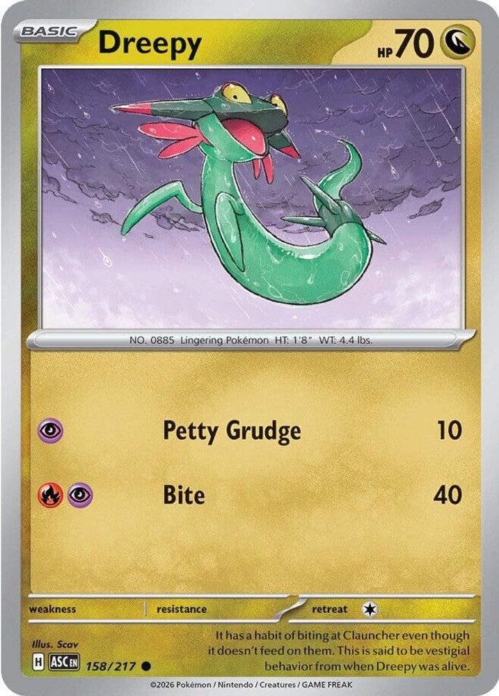 Dreepy - 158/217 - - ASCENDED HEROES - Pokemon - Common | AA46-9