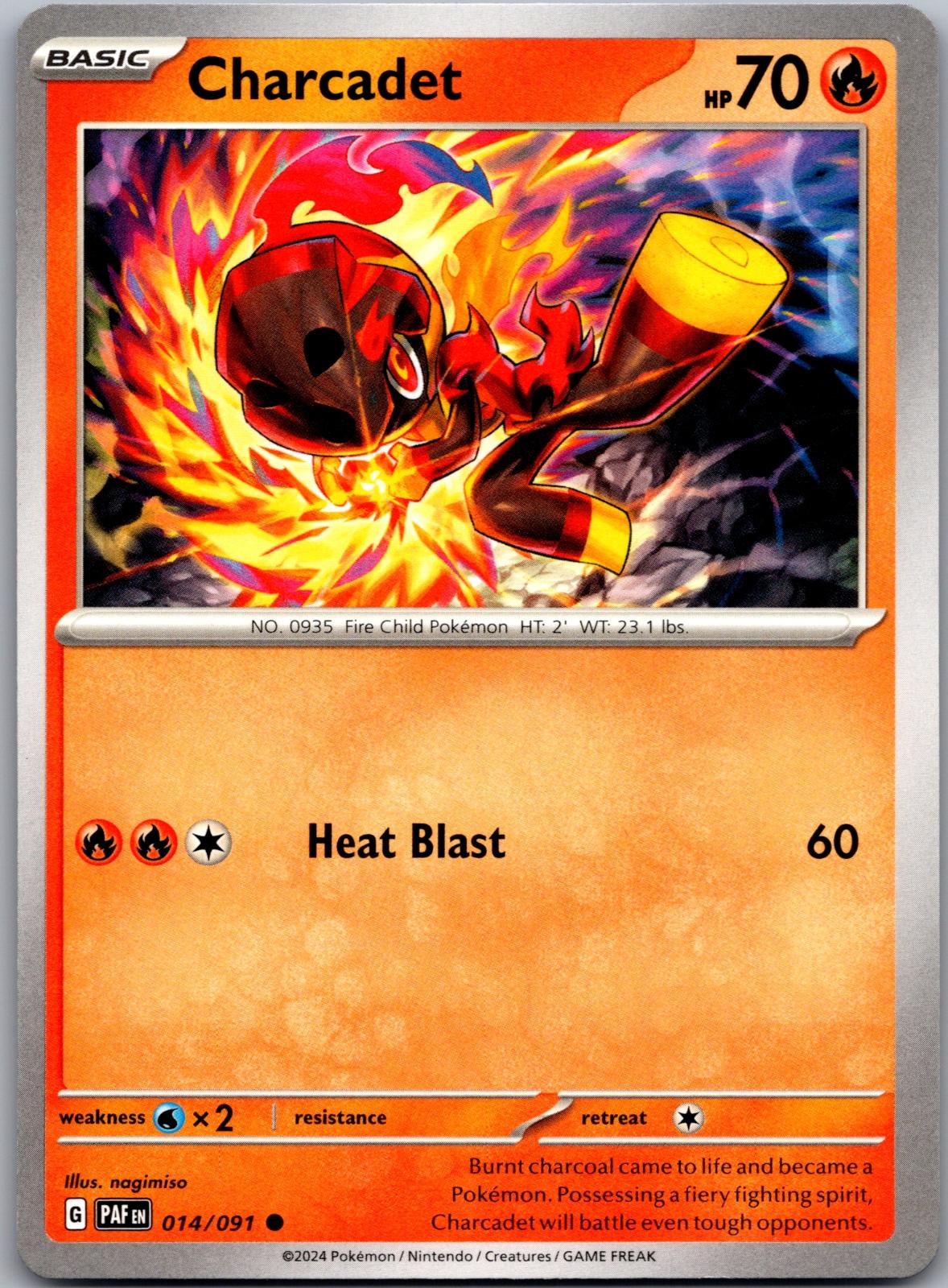 Charcadet - 014/091 - - PALDEAN FATES - Pokemon - Common | AA81-43