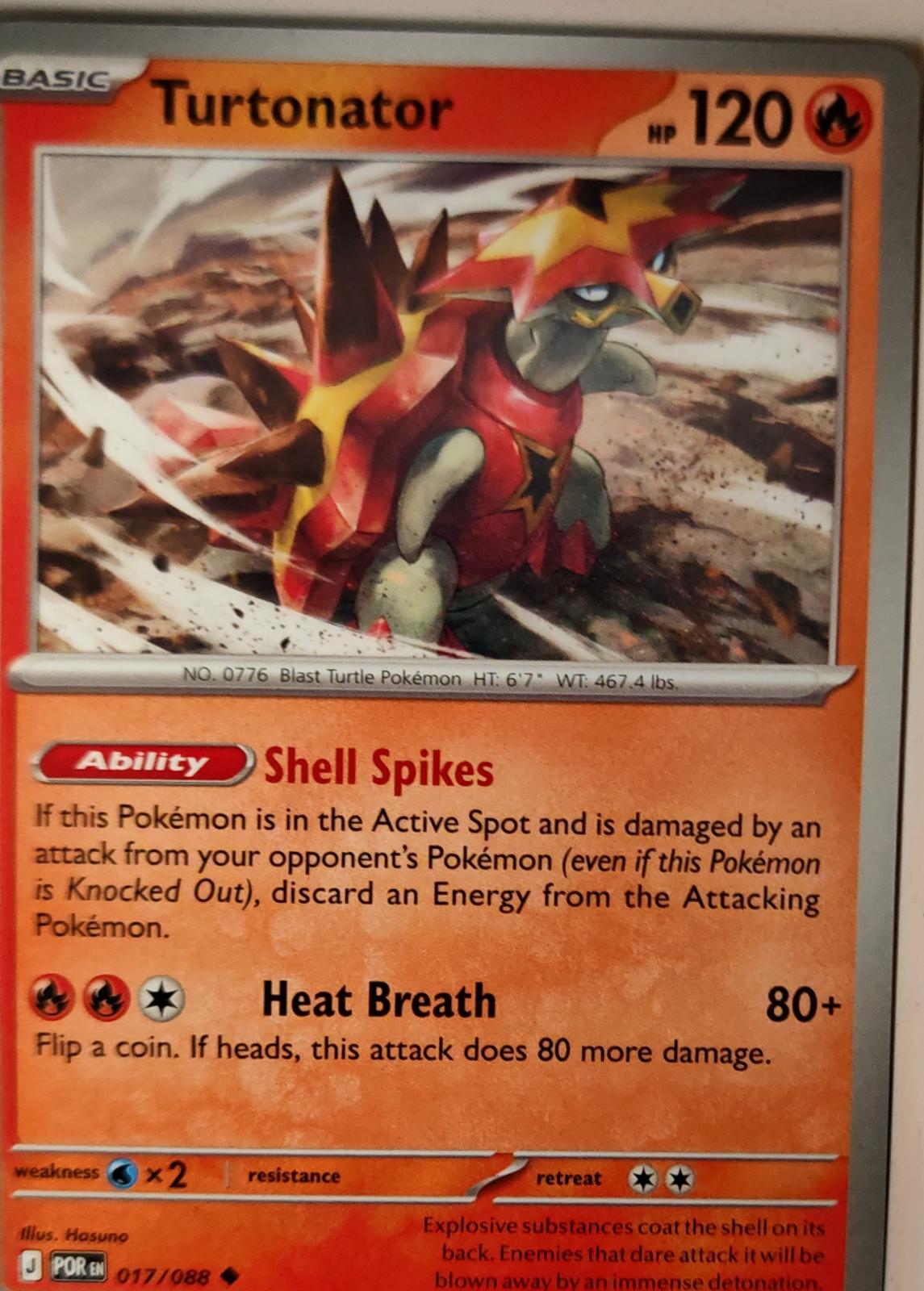 Turtonator - 017/088 - - PERFECT ORDER - Pokemon - Uncommon | AA11-43
