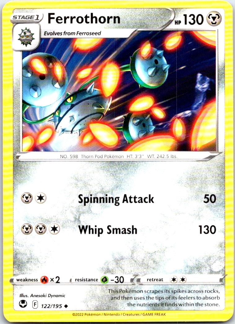 Ferrothorn - 122/195 - - SILVER TEMPEST - Pokemon - Uncommon | AB50-25