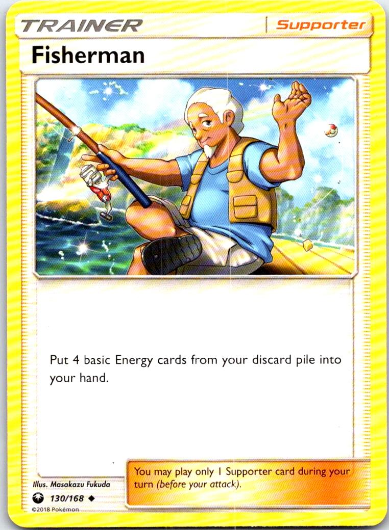 Fisherman - 130/168 - - CELESTIAL STORM - Pokemon - Uncommon | AB63-31