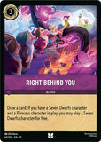 Right Behind You - 64/204 - - WILDS UNKNOWN - Lorcana - Uncommon | LAA03-18