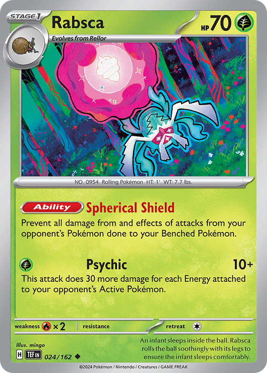 Rabsca - 024/162 - - TEMPORAL FORCES - Pokemon - Uncommon | AA21-71