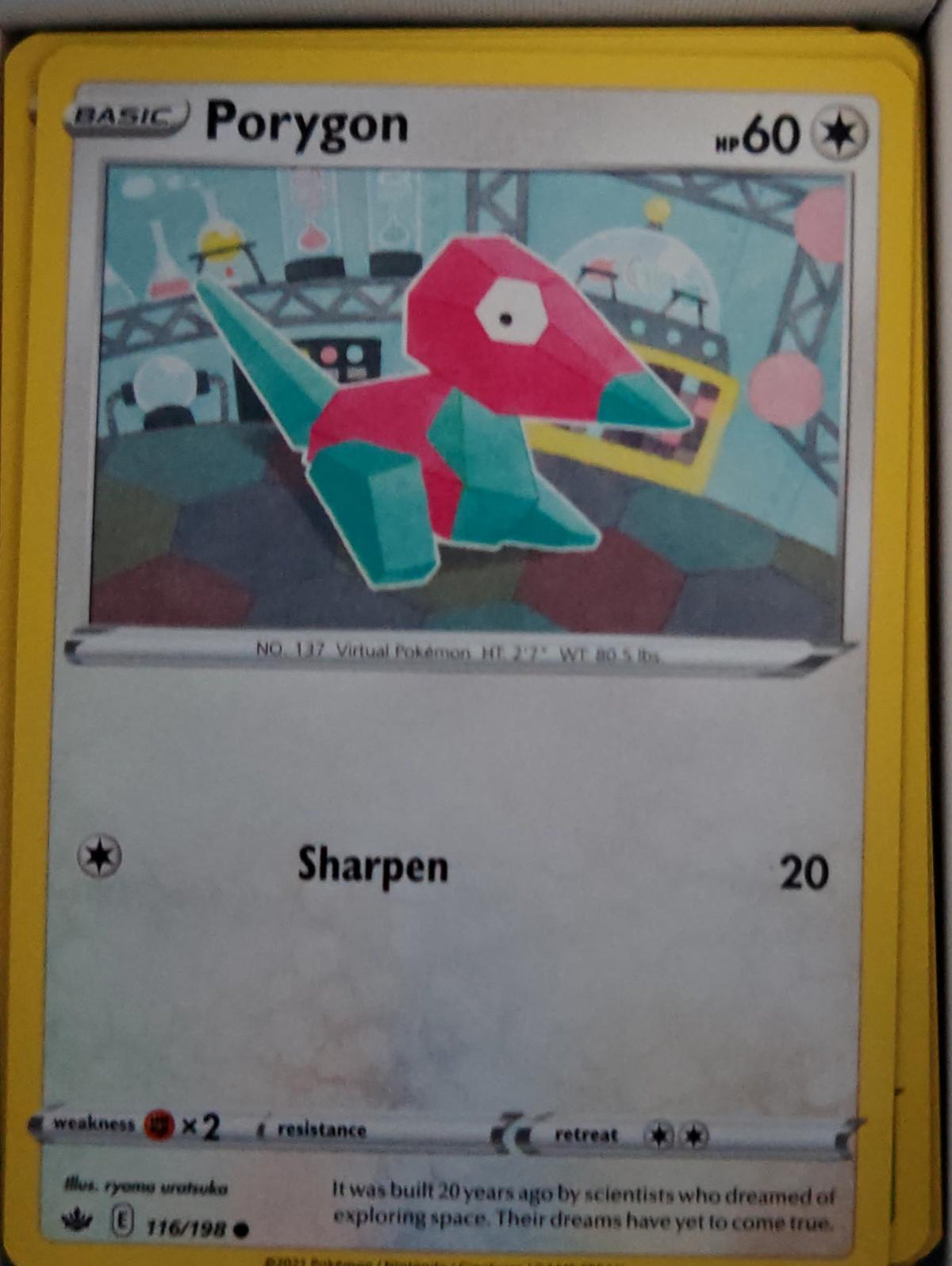 Porygon - 116/198 - - CHILLING REIGN - Pokemon - Common | AA58-20