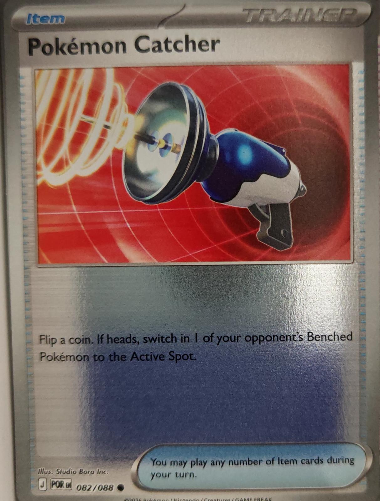 Pokemon Catcher - 082/088 - Reverse Holo - PERFECT ORDER - Pokemon - | AA13-93