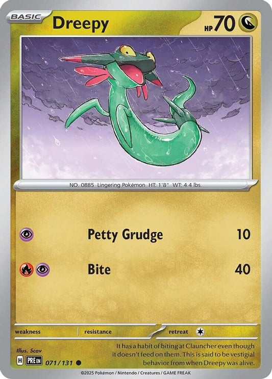 Dreepy - 071/131 - - PRISMATIC EVOLUTIONS - Pokemon - Common | AA27-70