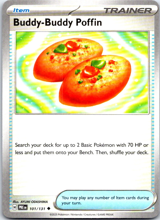 Buddy-Buddy Poffin - 101/131 - - PRISMATIC EVOLUTIONS - Pokemon - | AC23-42