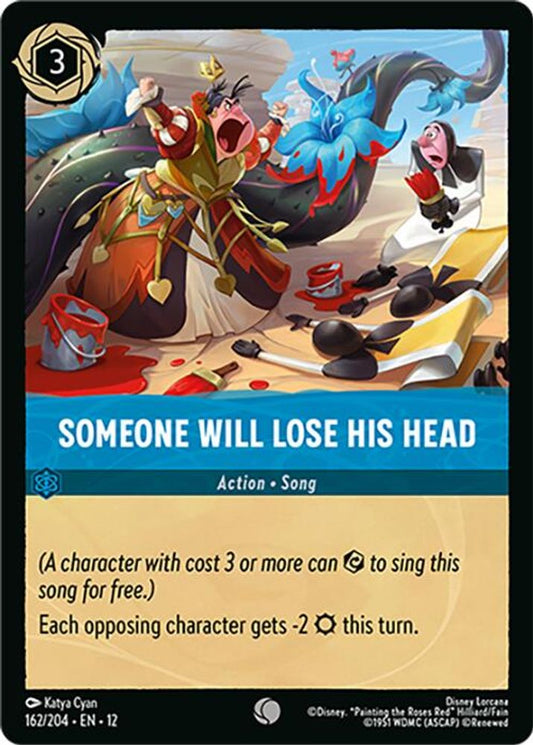 Someone Will Lose His Head - 162/204 - - WILDS UNKNOWN - Lorcana - | LAA02-91