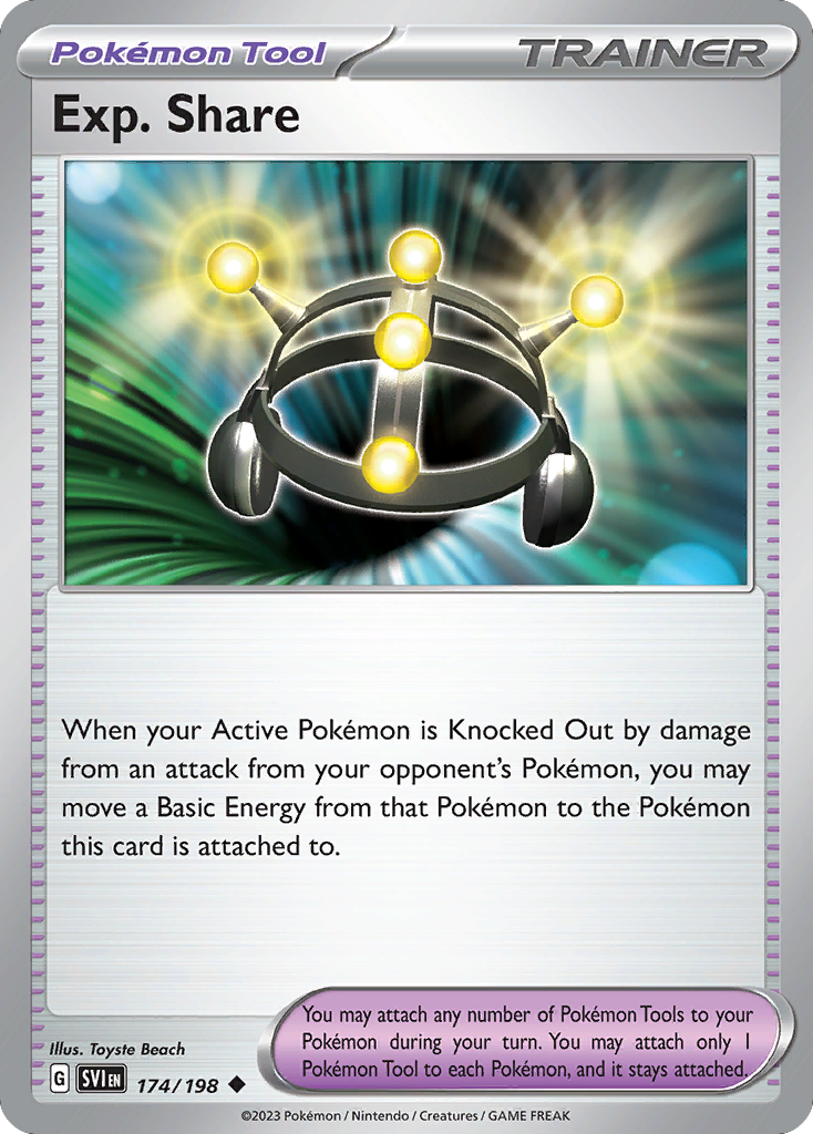 Exp. Share - 174/198 - - SCARLET & VIOLET - Pokemon - Uncommon | AA44-64