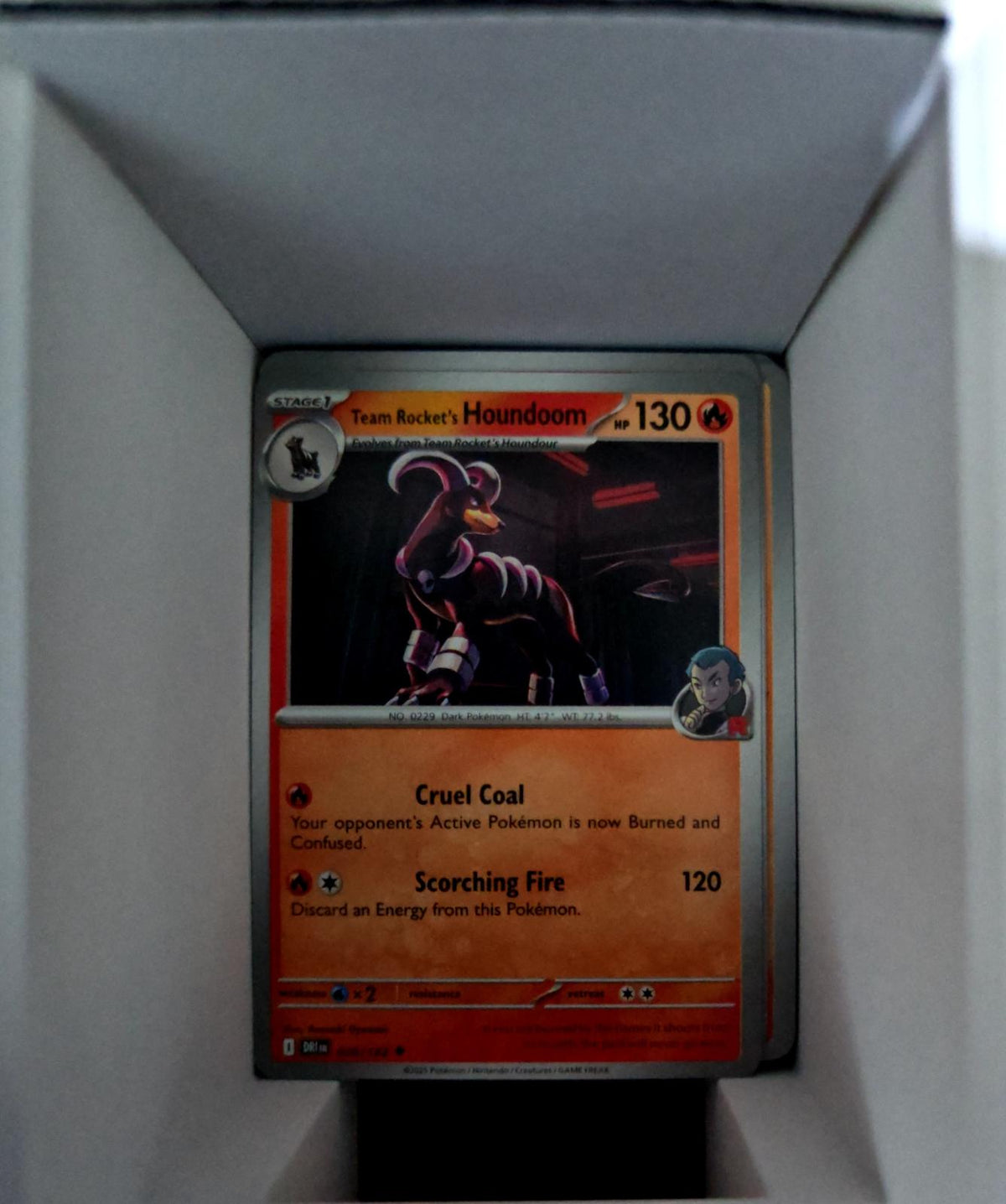 Team Rocket's Houndoom - 038/182 - - DESTINED RIVALS - Pokemon - | AA51-39
