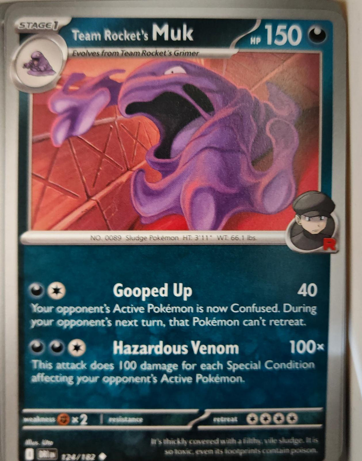 Team Rocket's Muk - 124/182 - - DESTINED RIVALS - Pokemon - Uncommon | AA10-58