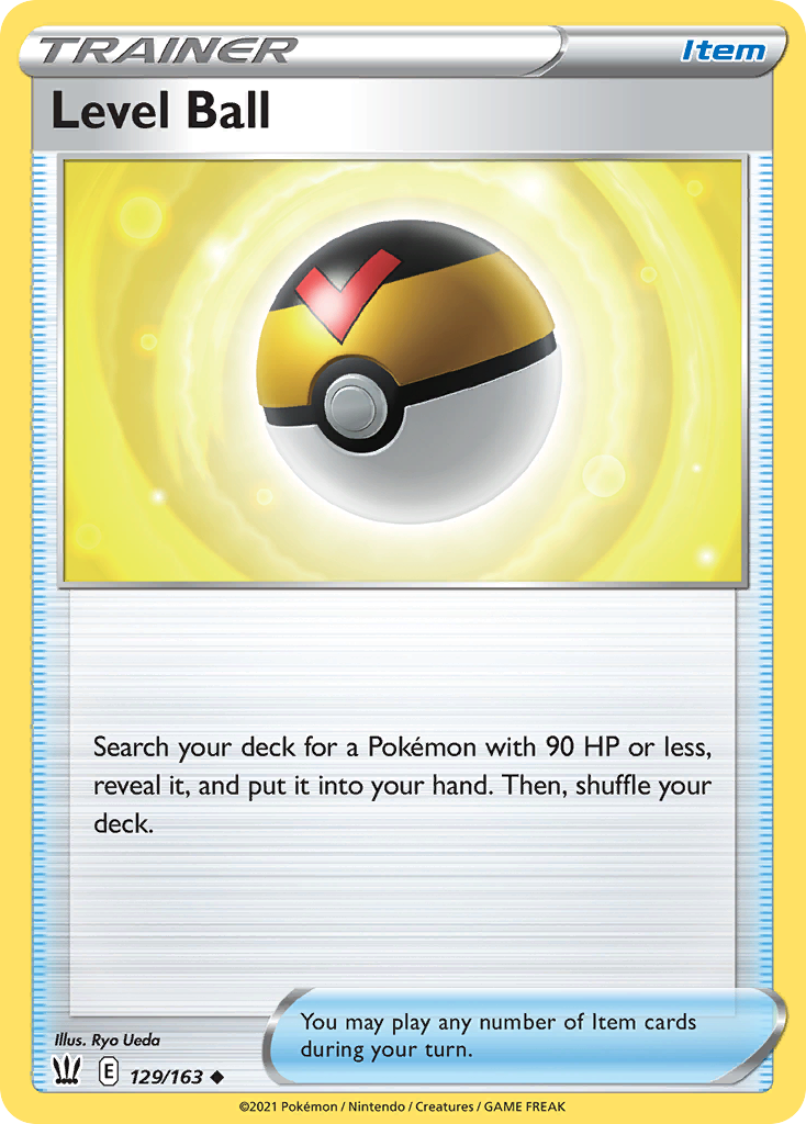 Level Ball - 129/163 - - BATTLE STYLES - Pokemon - Uncommon | AA70-26