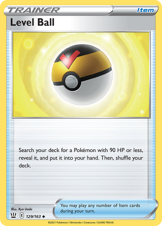 Level Ball - 129/163 - - BATTLE STYLES - Pokemon - Uncommon | AA70-26