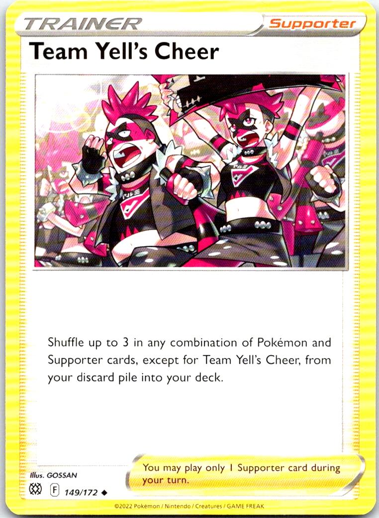 Team Yell's Cheer - 149/172 - - BRILLIANT STARS - Pokemon - Uncommon | AB15-14