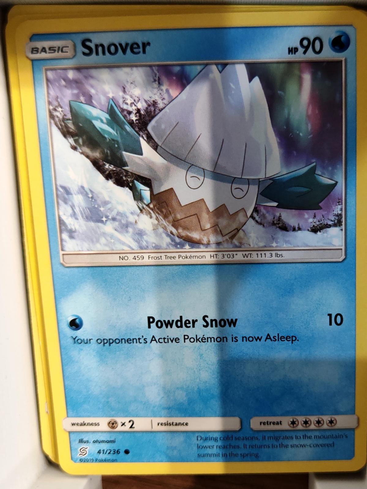 Snover - 41/236 - - UNIFIED MINDS - Pokemon - Common | AA66-31