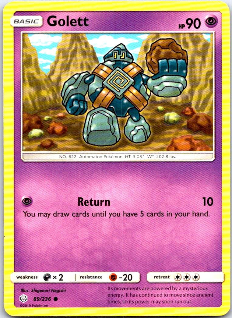 Golett - 89/236 - - COSMIC ECLIPSE - Pokemon - Common | AB65-42