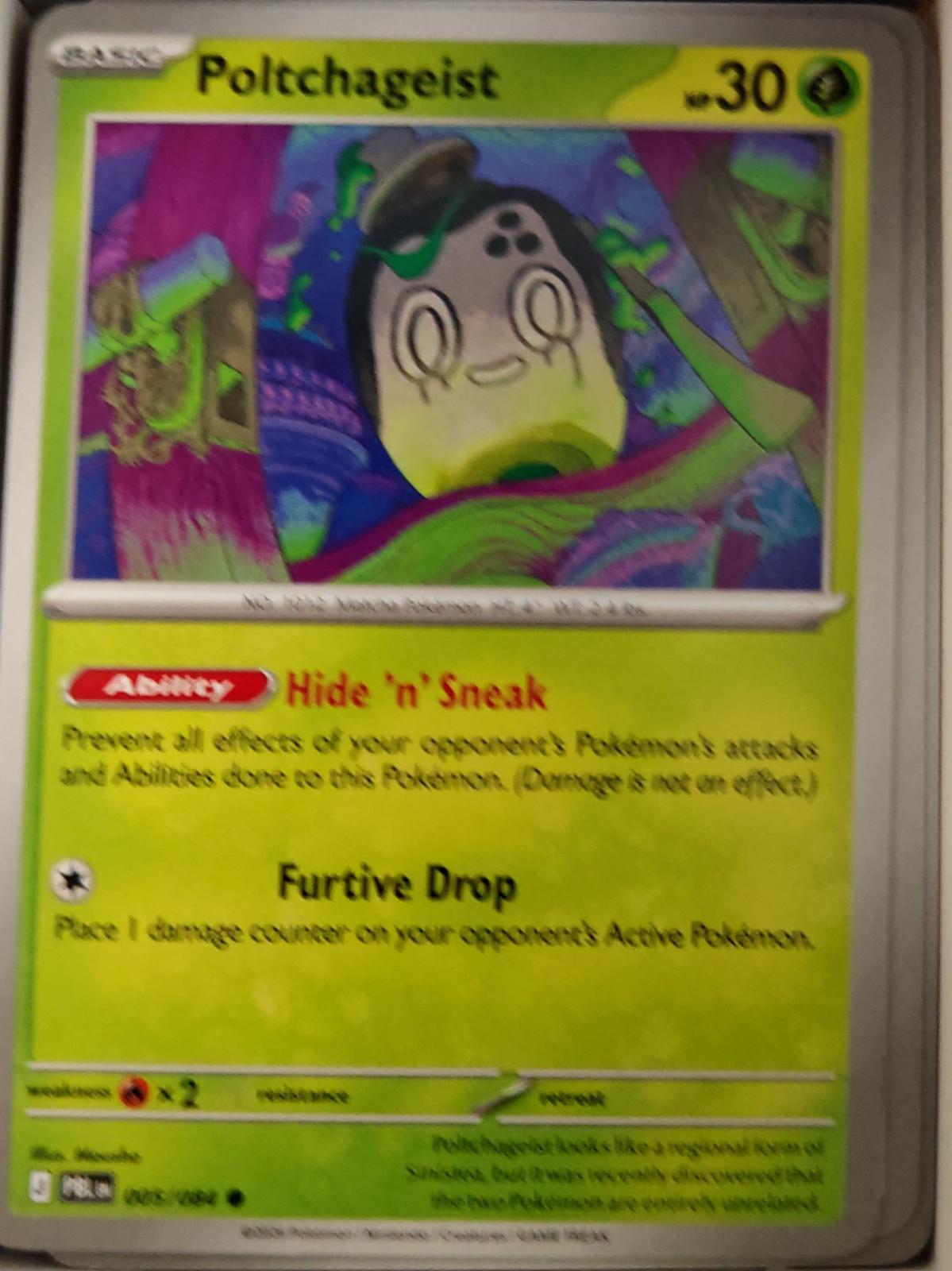Poltchageist - 005/084 - - PITCH BLACK - Pokemon - Common | AA38-33