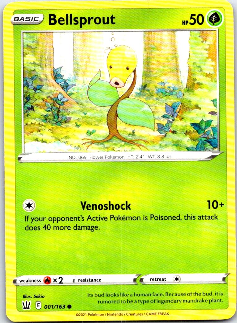 Bellsprout - 001/163 - - BATTLE STYLES - Pokemon - Common | AB97-48