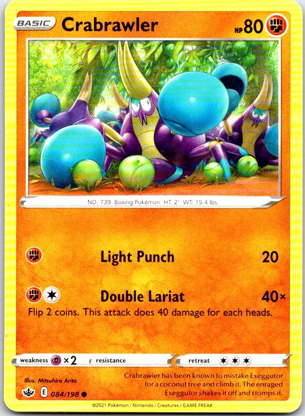 Crabrawler - 084/198 - - CHILLING REIGN - Pokemon - Common | AC17-25