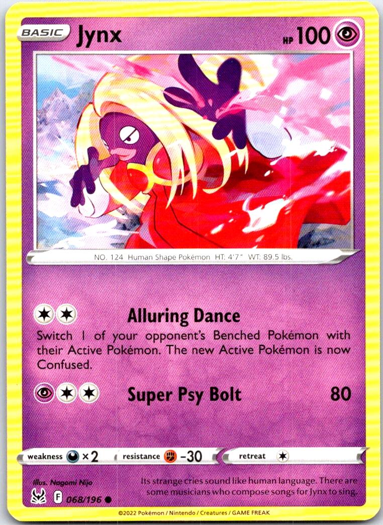 Jynx - 068/196 - - LOST ORIGIN - Pokemon - Common | AB89-2