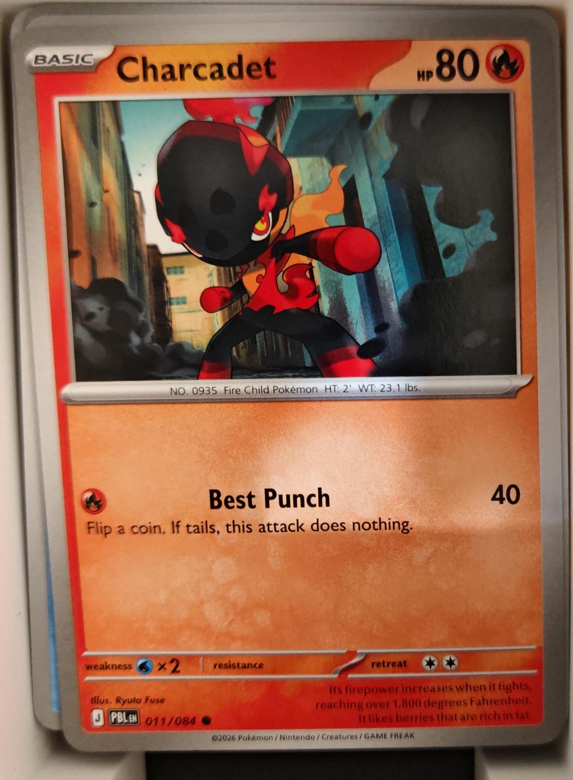 Charcadet - 011/084 - - PITCH BLACK - Pokemon - Common | AA18-43