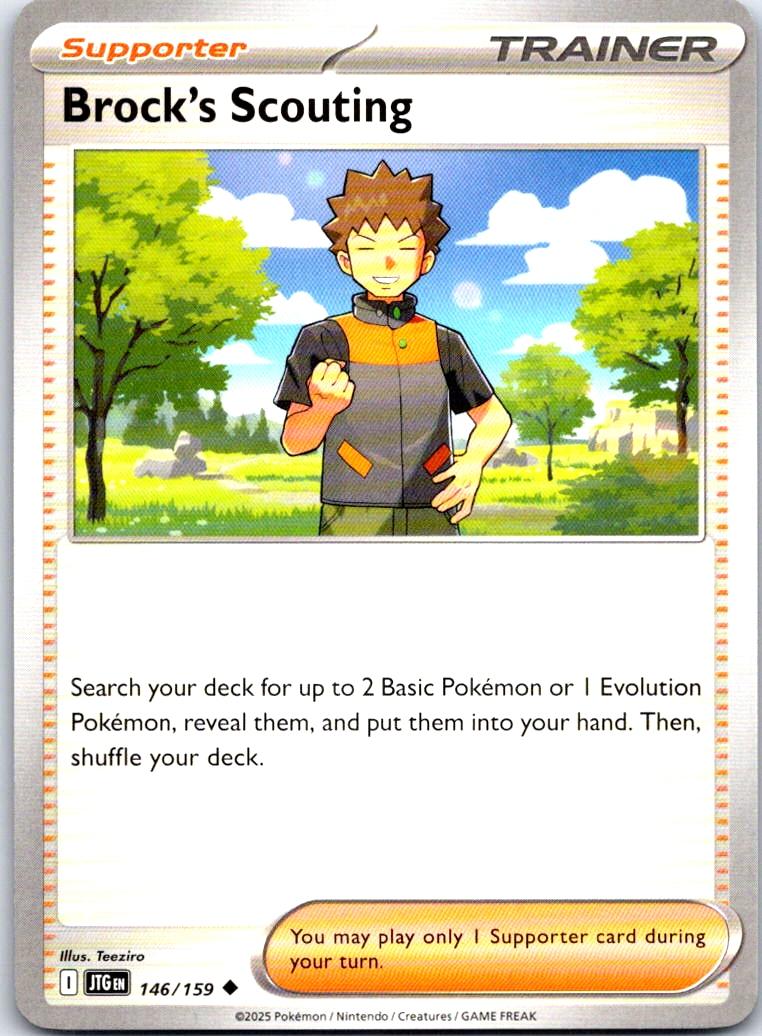 Brock's Scouting - 146/159 - - JOURNEY TOGETHER - Pokemon - Uncommon | AB22-27